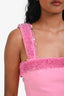 Jonathan Simkhai Pink Embellishment Mini Dress Size 0
