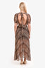 BEC+BRIDGE Leopard Print Kitty Kat Maxi Dress Size 2