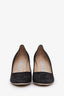 Manolo Blahnik Black Suede Round Toe Chunky Heels Size 40
