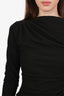 Smythe Black Jersey Long Sleeve Top Size S
