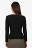Smythe Black Jersey Long Sleeve Top Size S