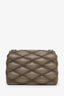 Louis Vuitton Khaki Leather 'Malletage Go' 14MM Shoulder Bag
