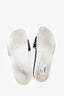 Valentino Navy Leather Rockstud Spike Slides Size 41