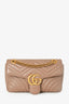 Gucci Beige Leather Marmont Shoulder Bag
