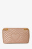 Gucci Beige Leather Marmont Shoulder Bag