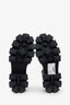 Prada Black Leather 'Monolith' Platform Sandals Size 36