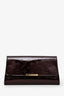 Louis Vuitton Burgundy Vernis Patent Leather LV Monogram Robertson Clutch