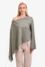 Ronny Kobo Sage Green 'Cassidy' One Sleeve Cape Top Size XS