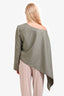 Ronny Kobo Sage Green 'Cassidy' One Sleeve Cape Top Size XS