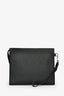 Montblanc Black Leather Zip Sartorial Pochette Wristlet