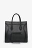Celine 2016 Black Grained Leather Phantom Luggage Tote