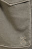 CLOSED Light Green Oversized Cotton Button-Up Jacket Size Small