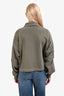 CLOSED Light Green Oversized Cotton Button-Up Jacket Size Small