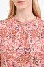 Natalie Martin Pink Printed Kaftan Dress Size Large