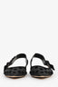 Christian Dior Black Mesh Polkadot Slingback Flats Size 37