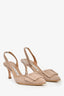 Manolo Blahnik Pink Suede Maysale Kitten Heel Mules Size 37