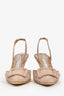 Manolo Blahnik Pink Suede Maysale Kitten Heel Mules Size 37