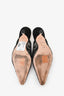 Christian Dior Black Lace 'Capture' Heeled Mules Size 37