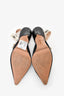 Christian Dior Black Technical Fabric J'Adior Slingback Pumps Size 37.5