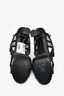 Pre-Loved Chanel™ Black Mesh Double Bow Slingback Heeled Sandals Size 38