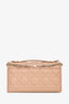 Christian Dior 2023 Beige Rose des Vents Cannage Leather My Dior Mini Bag