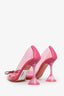 Amina Muaddi Pink PVC Pumps Size 37