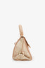 Salvatore Ferragamo Pink Leather/Suede 'Gancio' Top Handle Bag GHW