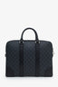 Gucci Black GG Supreme Briefcase With Strap