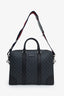 Gucci Black GG Supreme Briefcase With Strap