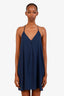 Alice + Olivia Navy Slip Mini Dress Size M