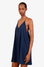 Alice + Olivia Navy Slip Mini Dress Size M