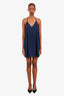 Alice + Olivia Navy Slip Mini Dress Size M