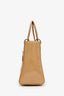 Christian Dior Beige Patent Cannage Leather Small Lady Dior With Strap