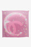 Pre-Loved Chanel™ Purple Silk Space Scarf