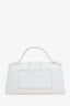 Jacquemus White Les Classiques "The Bambino Bag" With Strap