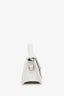 Jacquemus White Les Classiques "The Bambino Bag" With Strap