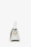 Jacquemus White Les Classiques "The Bambino Bag" With Strap