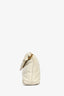 Saint Laurent 2020 Cream Lambskin Leather Toy Puffer Crossbody Bag