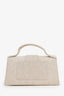 Jacquemus Biege Le Bambino Top Handle Bag With Strap