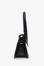 Jacquemus Black Leather 'Le Chiquito' Long Top Handle Bag