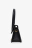Jacquemus Black Leather 'Le Chiquito' Long Top Handle Bag
