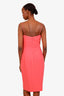 Roberto Cavalli Pink Tank Midi Dress Size 48