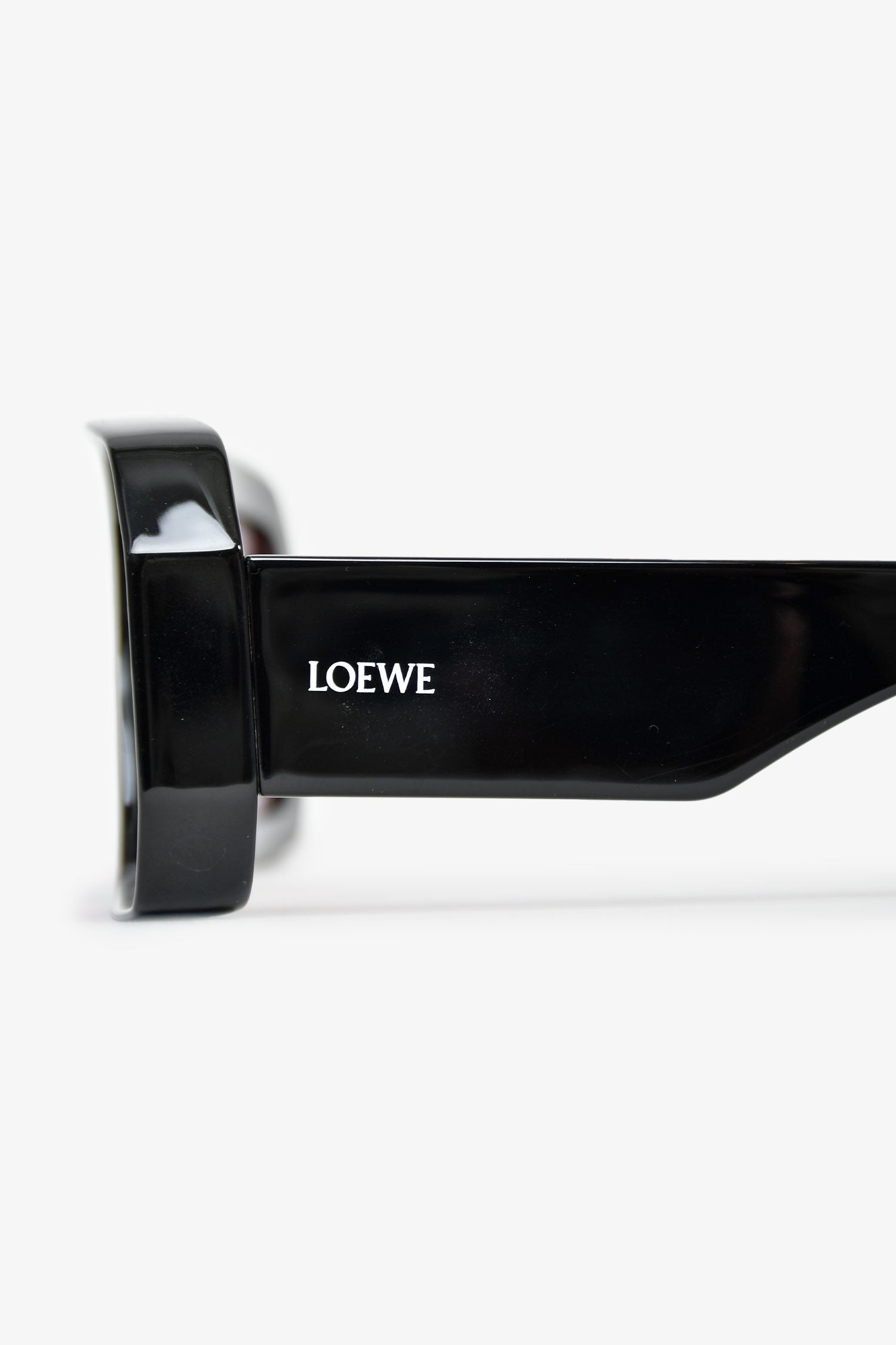 Loewe x Paula's Ibiza Black/Pink Acetate Oversized Square