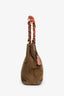 Pre-Loved Chanel™ 1997-99 Brown Suede Tortoiseshell CC Tote