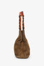 Pre-Loved Chanel™ 1997-99 Brown Suede Tortoiseshell CC Tote