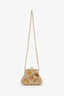 Dolce & Gabbana Gold Glitter Crystal Embellished Evening Bag