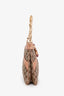 Gucci x Tom Ford Beige/Pink GG Crystal Bamboo Python Shoulder Bag