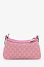 Palace Gucci Pink GG Canvas Half Moon Bag