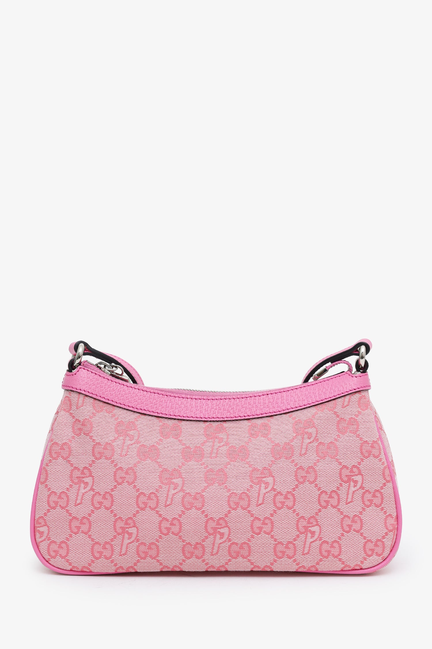 GUCCI ピンク GGパターン アルバム 29ページ Palace Gucci Pink GG Canvas Half Moon Bag – Mine & Yours