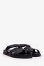Hermès Black Leather Chypre Sandals Size 41